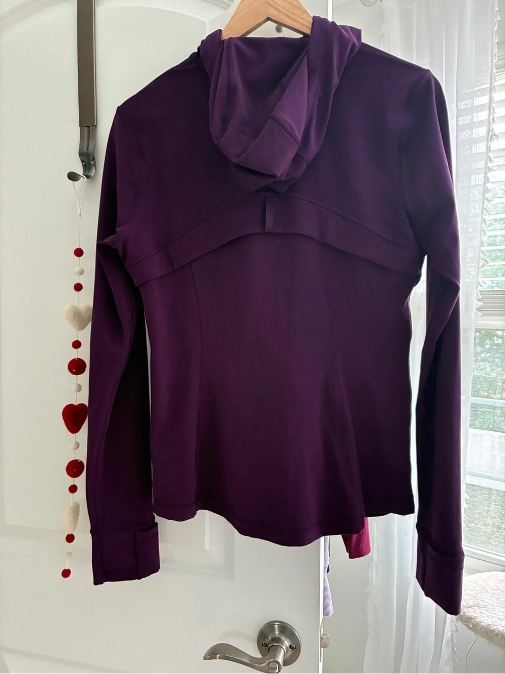 Lululemon Hooded Define Jacket Nulu Dramatic Magenta Size 12 Tag Included